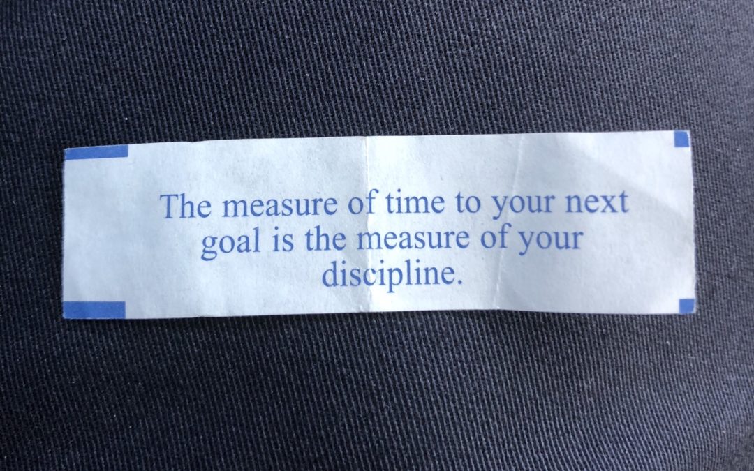The measure of your discipline.